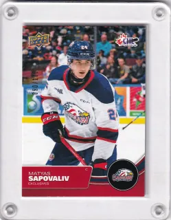 Sapovaliv Matyas UD CHL 2021-22 Exclusive /100 č.253