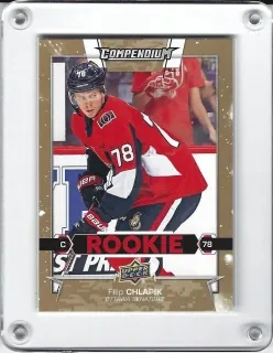 Chlapík Filip UD Compendium 2017-18 Rookie Gold č.888