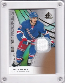 Hájek Libor SP Game Used 2019-20 Authentic Rookies Jersey /599 Bílá č.131