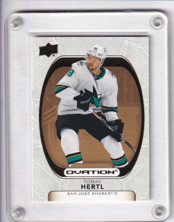 Hertl Tomáš UD Ovation 2021-22 Gold Foil č.47