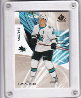 Hertl Tomáš UD SP Game Used 2020-21 Golden Burst /265 č.8