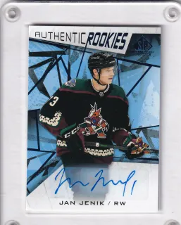 Jeník Jan UD SP Game Used 2021-22 Blue Autographs Rookie č.148