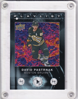Pastrňák David Upper Deck 2024-25 Playlist Speckle č.PL-3