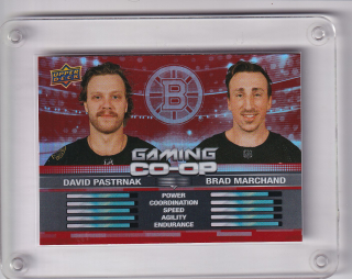 Pastrňák David Upper Deck 2024-25 Gaming Co-OP Marchand č.CGO-2