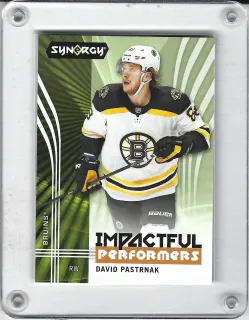 Pastrňák David Upper Deck Synergy 2019-20 Impactful Performers č.IP-8