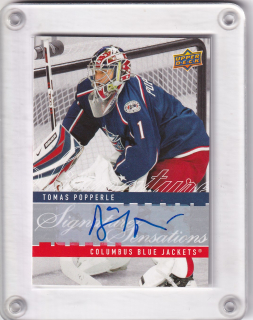 Pöpperle Tomáš Upper Deck 2008-09 Signature č.SS2-TP