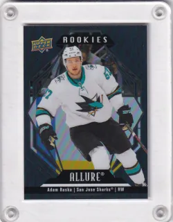 Raška Adam Upper Deck Allure 2022-23 Black Rainbow č.117