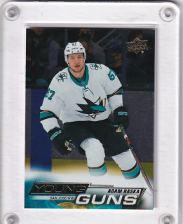 Raška Adam Upper Deck 2022-23 Young Guns Rookie Silver Foil č.232