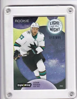 Raška Adam Upper Deck Synergy 2022-23 Light Up The Night - Neon Yellow /699 č.LNR-AR