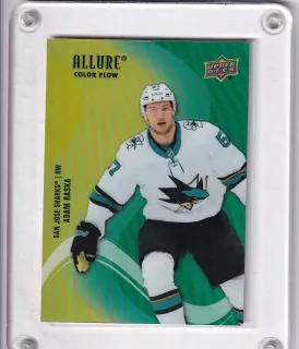 Raška Adam Upper Deck Allure 2022-23 Color Flow - Yellow Green č.SF-23