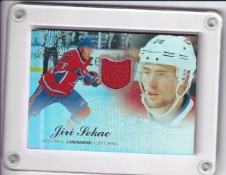 Sekáč Jiří Fleer Showcase 2014-15 Rookie Flair Row Jersey č.55