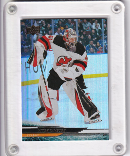 Vaněček Filip Upper Deck 2024-25 foto dres Devils Silver Foil č.387
