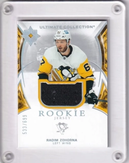 Zohorna Radim UD Ultimate 2021-22 Rookie Jersey /699 černá č.152