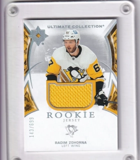 Zohorna Radim UD Ultimate 2021-22 Rookie Jersey /699 žlutá č.152
