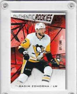 Zohorna Radim UD Sp Game Used 2021-22 Rookie Red Fragment /205 č.168