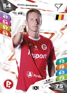 Simon Bammens SportZoo Duel 2026/27 BASE č.117
