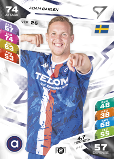 Adam Carlén SportZoo Duel 2026/27 BASE č.245