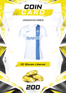 VENKOVNÍ DRES SportZoo Duel 2026/27 Coin cards č.CC-17