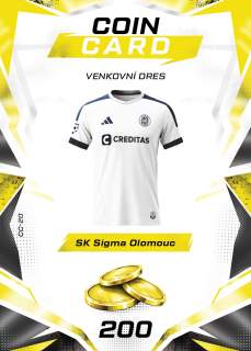 VENKOVNÍ DRES SportZoo Duel 2026/27 Coin cards č.CC-20