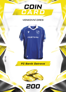 VENKOVNÍ DRES SportZoo Duel 2026/27 Coin cards č.CC-41