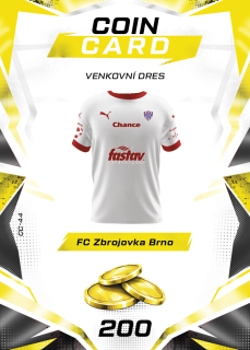 VENKOVNÍ DRES SportZoo Duel 2026/27 Coin cards č.CC-44