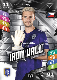 Matouš Trmal SportZoo Duel 2026/27 Iron Wall č.IW-23
