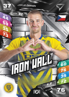 Jakub Černín SportZoo Duel 2026/27 Iron Wall č.IW-26