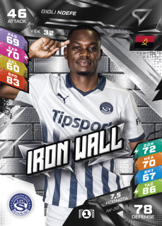Gigli Ndefe SportZoo Duel 2026/27 Iron Wall č.IW-30