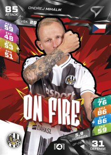 Ondřej Mihálik SportZoo Duel 2026/27 On Fire č.OF-06