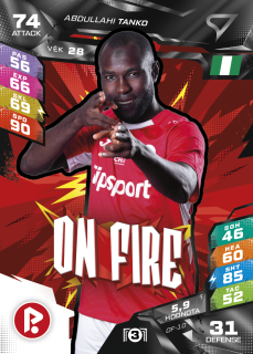 Abdullahi Tanko SportZoo Duel 2026/27 On Fire č.OF-10