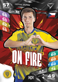 Michal Cupák SportZoo Duel 2026/27 On Fire č.OF-13