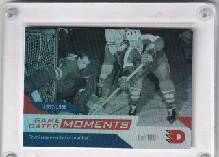 Nadrchal Vladimír 100 let Dynamo Pardubice 2024 Moments Silver 1of100 č.59