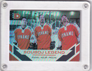 Koukal, Kolář, Průcha 100 let Dynamo Pardubice 2024 Soubor Legend 1of100 č.93