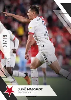 Masopust Lukáš SportZoo Fortuna liga 2022-23 II.série Black /19 č.216