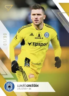 Greššák Lukáš SportZoo Fortuna liga 2022-23 II.série Gold /99 č.288