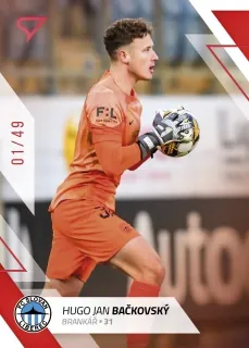 Jan Bačkovský Hugo SportZoo Fortuna liga 2022-23 II.série Red /49 č.295