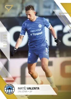 Valenta Matěj SportZoo Fortuna liga 2022-23 II.série Gold /99 č.301