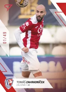 Zahradníček Tomáš SportZoo Fortuna liga 2022-23 II.série Red /49 č.324