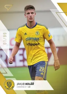 Kolář Jakub SportZoo Fortuna liga 2022-23 II.série Gold /99 č.330