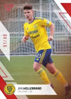 Hellebrand Jan SportZoo Fortuna liga 2022-23 II.série Red /49 č.331