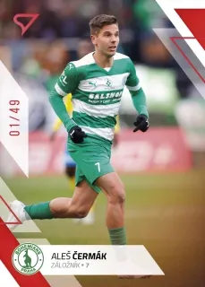 Čermák Aleš SportZoo Fortuna liga 2022-23 II.série Red /49 č.355