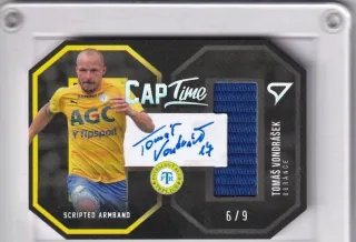 Vondrášek Tomáš SportZoo Fortuna liga 2022-23 II.série Captime Scripted Armband /9 č.CTS-TV