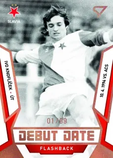 Knoflíček Ivo SportZoo Fortuna liga 2022-23 II.série Debut Date Flashback /99 č.DF-1