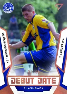 Šumulikovski Veliče SportZoo Fortuna liga 2022-23 II.série Debut Date Flashback /99 č.DF-3