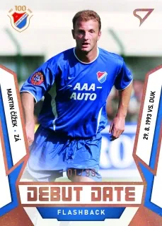 Čížek Martin SportZoo Fortuna liga 2022-23 II.série Debut Date Flashback /99 č.DF-4