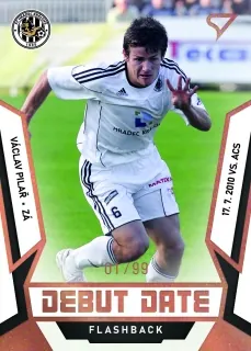 Pilař Václav SportZoo Fortuna liga 2022-23 II.série Debut Date Flashback /99 č.DF-5