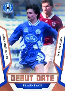 Kotůlek Martin SportZoo Fortuna liga 2022-23 II.série Debut Date Flashback /99 č.DF-6