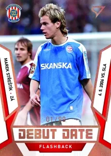 Střeštík Marek SportZoo Fortuna liga 2022-23 II.série Debut Date Flashback /99 č.DF-9