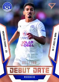 Doski Merchas SportZoo Fortuna liga 2022-23 II.série Debut Date Rookie /149 č.DR-08