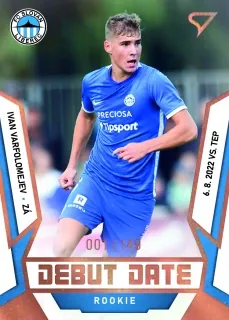 Varfolomejev Ivan SportZoo Fortuna liga 2022-23 II.série Debut Date Rookie /149 č.DR-13